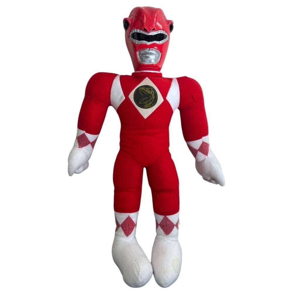 Might Morphin Power Rangers Saban Collectors Vintage Plush Toy 19" Red 1993